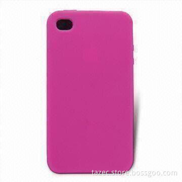 Silicone Case for iPhone, Easy to Use, Available in Pink Color
